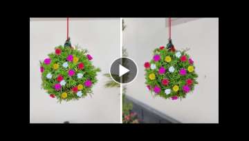 How to make a hanging ball | Hanging plant ideas
