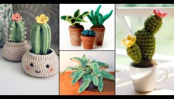 10 Creative DIY Crochet Plants Patterns
