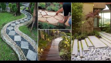 50 Amazing DIY Garden Walkway Ideas