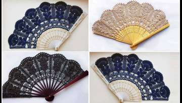Crochet Fan Tutorial Crochet Fan Tutorial