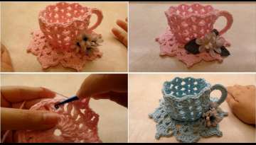 How to Crochet a Decorative Teacup