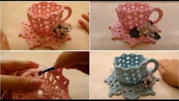 How to Crochet a Decorative Teacup How to Crochet a Decorative Teacup