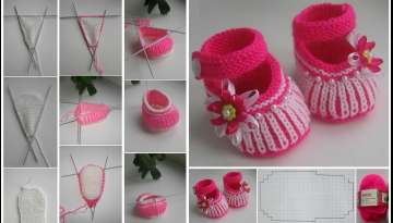 Cute Baby Booties Tutorial Cute Baby Booties Tutorial